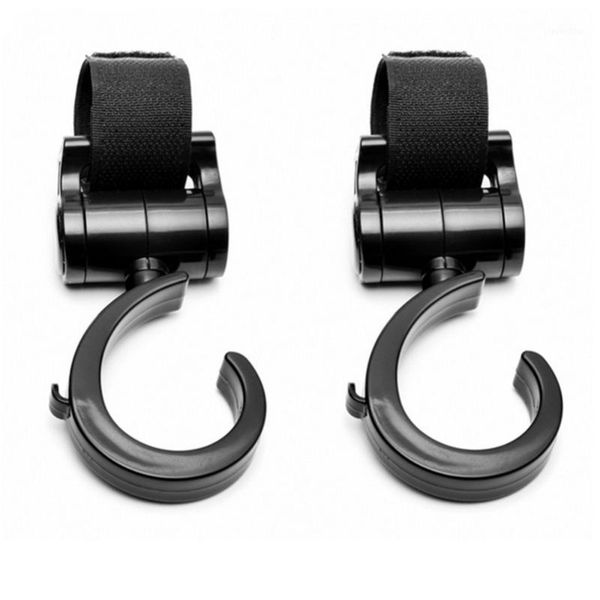 

strollers# wholesale- 2pcs multi purpose baby pram stroller pushchair 360 swivel hanger hooks carriage storage bag accessories clutch1