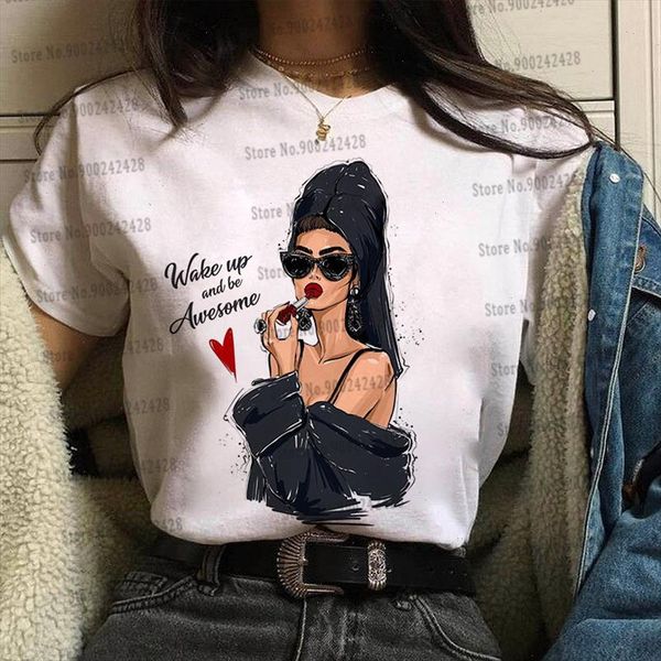 

city girl lip t shirt women vogue casual coffee lady t shirt paris eiffel tower graphic tees true love super mom, White