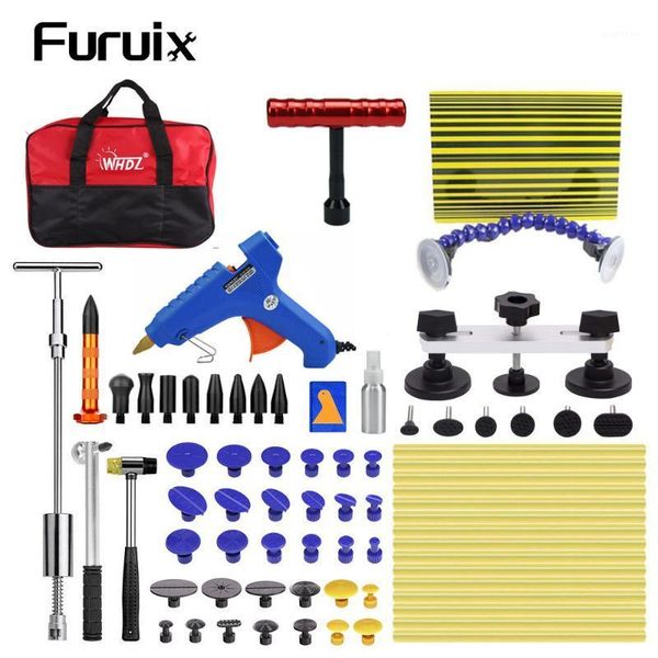 

furuix (pdr tools) paintless dent repair car dent puller kit bridge puller kit golden lifter car repair kits1