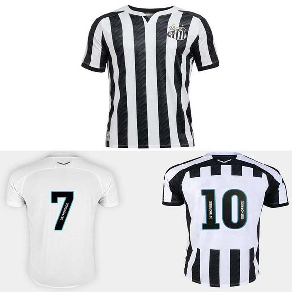 

2020 2021 santos football jersey 20 21 santos home and away third souterdo rodrigo pato sanchez renato sasha football jersey, Black;yellow