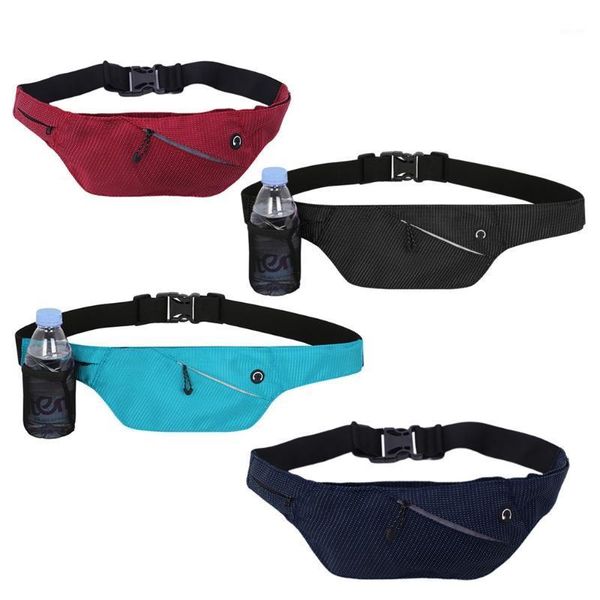 

running belt fanny pack bum bag with water bottle holder and earphone outlet h8wd1