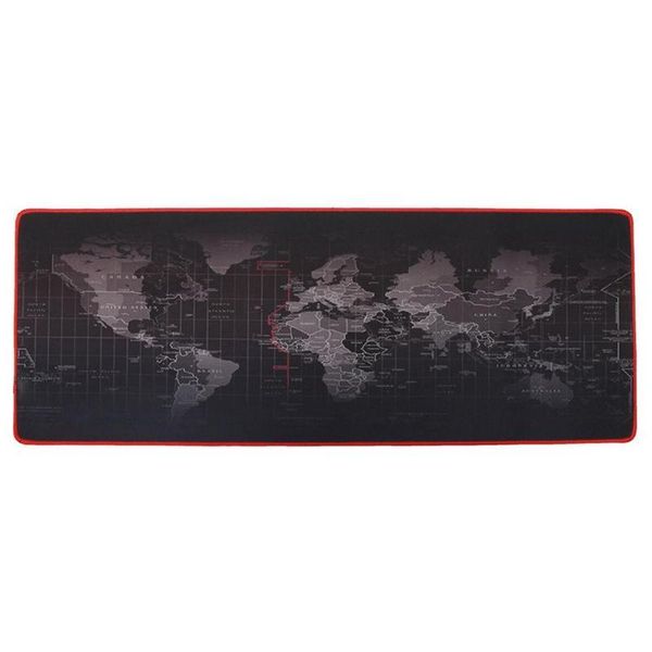 

world map extra large mouse pad mat natural rubber deskgaming mousepad