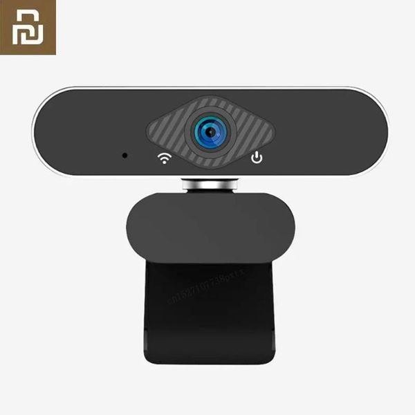 

xiaovv 1080p webcam mini computer pc webcamera with usb plug rotatable cameras for live broadcast video calling conference work