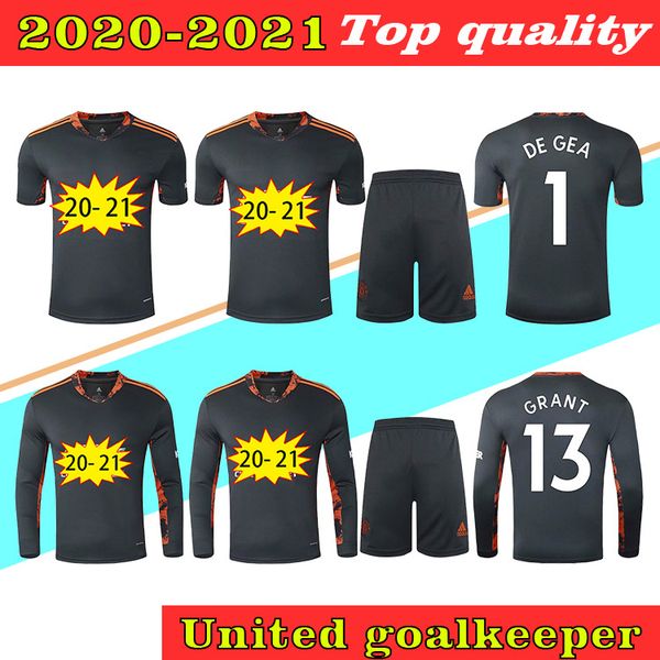 

manchester 2020 2021 united utd soccer jersey cavani van de beek b. fernandes jerseys martial rashford football shirts 20 21 goalkeeper man, Black;yellow