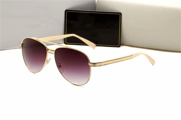 

classic pilot fashion women luxury designer sunglasses for men vintage sport sun glasses shiny gold metal frame sunglass, White;black