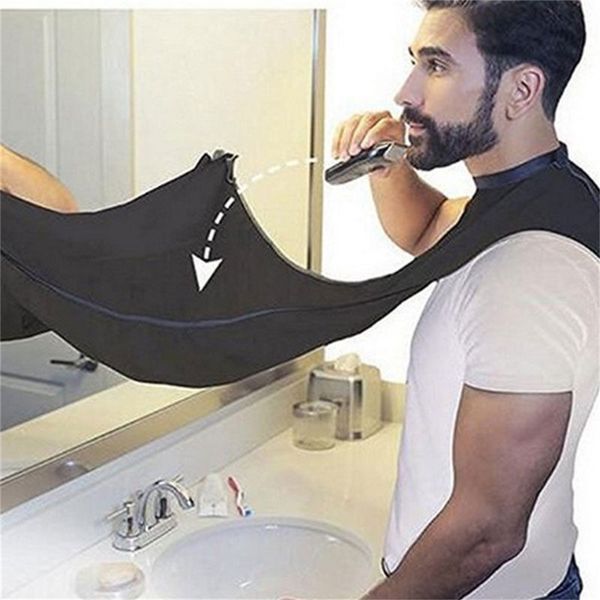 

male beard apron hair holder bibs shaver holder with two suction cupsbathroom organizer gift for man