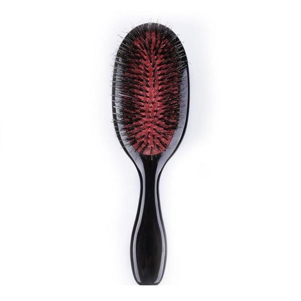 

professional anti-static boar bristle hair comb salon hairdressing hair brush combs hair styling tools professional ant sqcfru, Silver