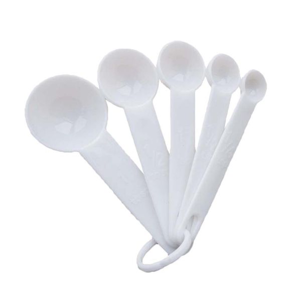 

5pcs set measuring spoon multifunctional plastic measuring cup roasted coffee teaspoon kitchen practical cooking measuring tool h wmtnok