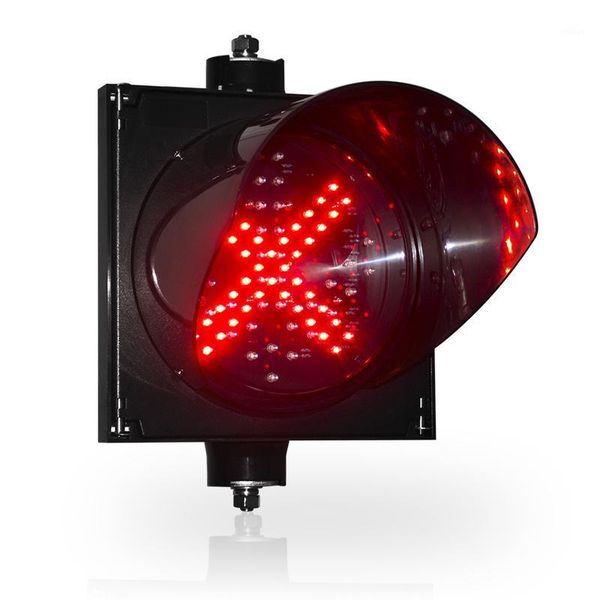 

200mm 1 aspect red cross green arrow led light traffic signal1
