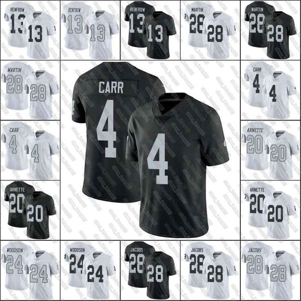 

las vegas raiders 28 josh jacobs derek carr football jersey henry ruggs iii darren waller maxx crosby johnathan abram bo jackson, Black;red