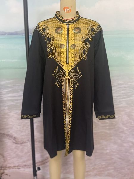 

style ethnic print dress, Black;gray