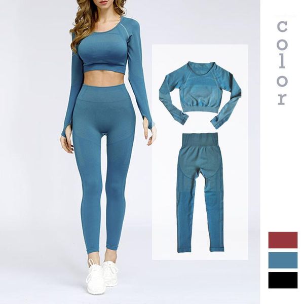 

yoga outfits moonglade gym leggings suit sports set two pieces 2021 seamless fitness quick-drying color-blocked1, White;red