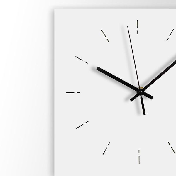 

creative mdf wooden hanging wall clock simple modern fashion quiet europe quartz watch large living room square wall clock decor q wmtcis
