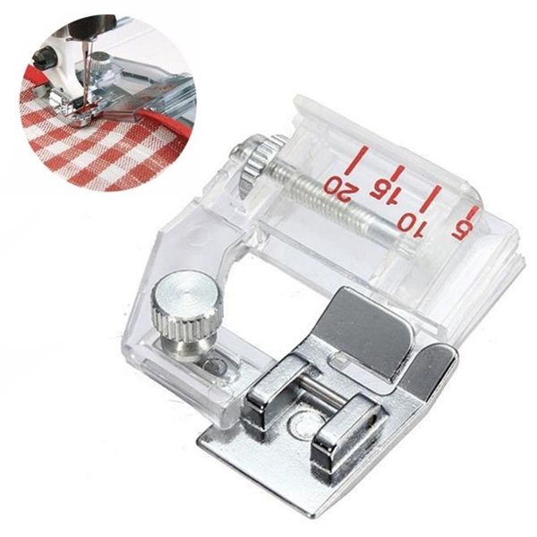 

1 pcs adjustable bias tape binding foot snap on presser foot for brother sewing machine accessories 5bb5732 bbyugk lg2010
