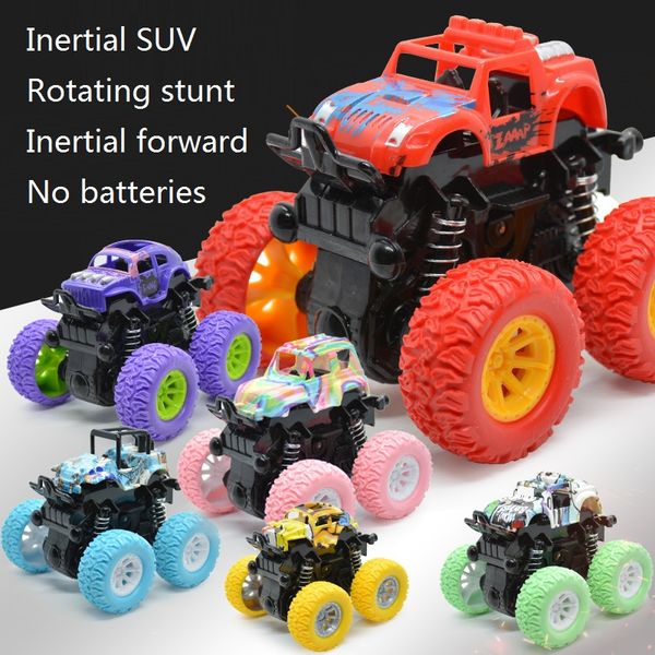 

new children inertial suv boy simulation cross - country rolling big - foot four-wheel drive with special effects model anti - fall toys