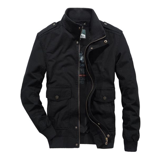 

men's jackets 2021 autumn stand collar men casual jacket spring fashion outwear coat, Black;brown