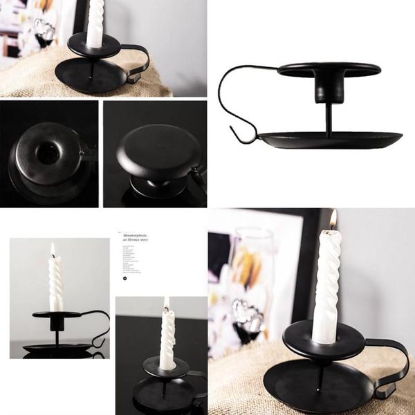 

candle holders 2pcs european design holder candlestick pillar stand decor