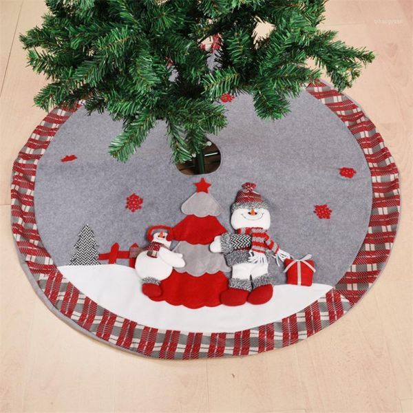 

100cm christmas tree skirts festival decor supplies xmas trees skirt home decor accessories new year tree decorations navidad1