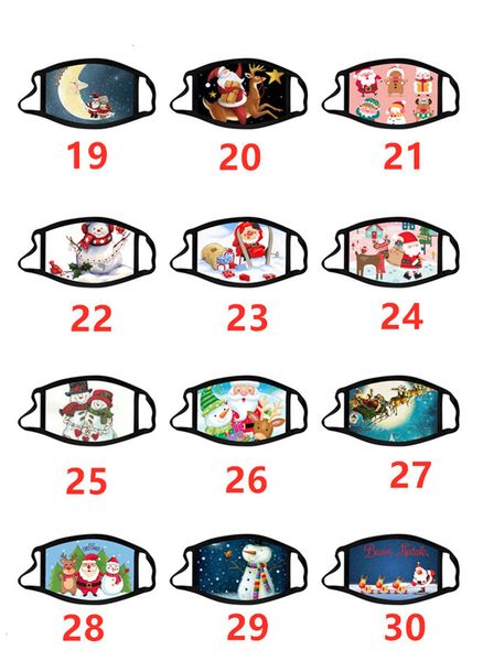 

washable calico cotton color anti-fog christmas cartoon mask party masks fashion design faceoutletuvxm
