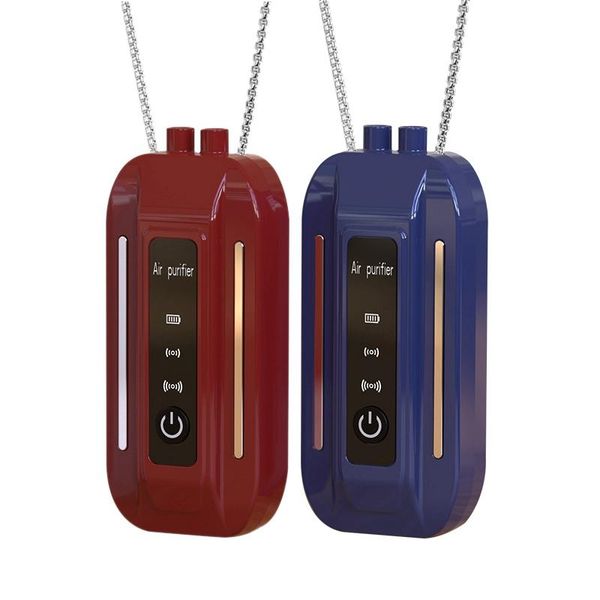

portable negative ion air purifier,mini hanging necklace with negative ion air freshener low noise for all