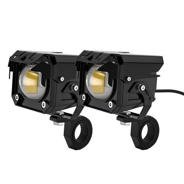 

2pcs 120w motorcycle led headlight 12v motorbike driving spotlights head light lamp moto spot head light lamp