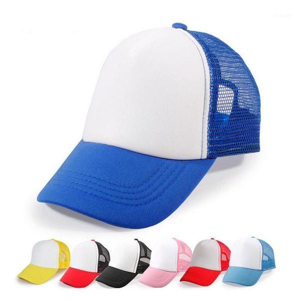 

caps & hats arrival fashion girls boys summer baby sun hat comfortable breathable mesh cap adjustable baseball kids accessories xl2791, Yellow