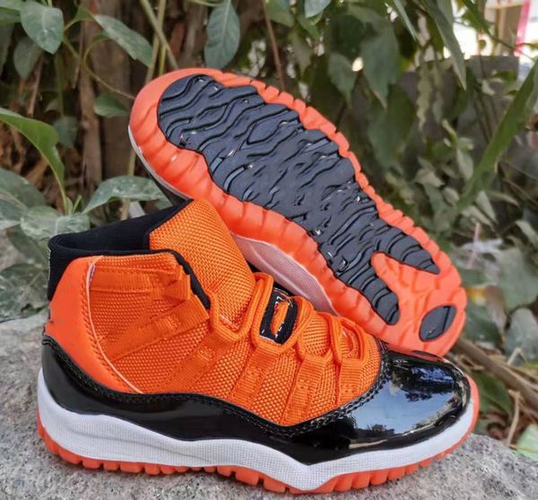 

bred xi 11s kids basketball shoes gym red infan &children toddler gamma blue concord 11 trainers boy girl sneakers space jam wholesale, White;red