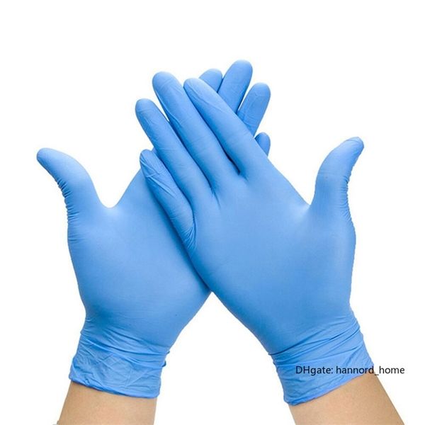 

disposable factorykqvjblack 100pcs/lot food grade waterproof allergy work safety nitrile gloves mechanic