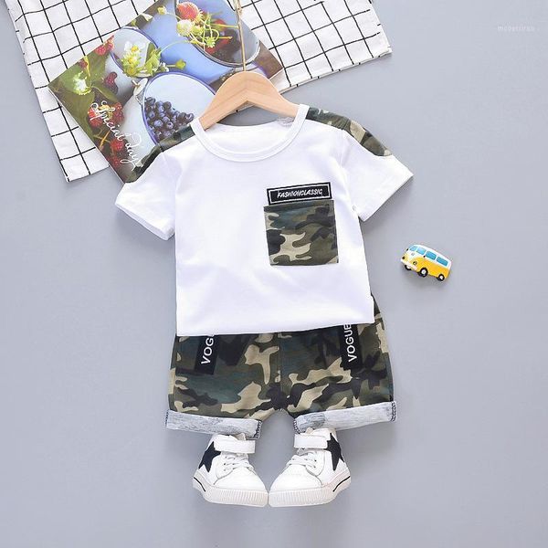 

baby clothes set for boys summer clothing cotton camouflage 2pcs toddler outfits suits children clothing sets kids clothes1, White
