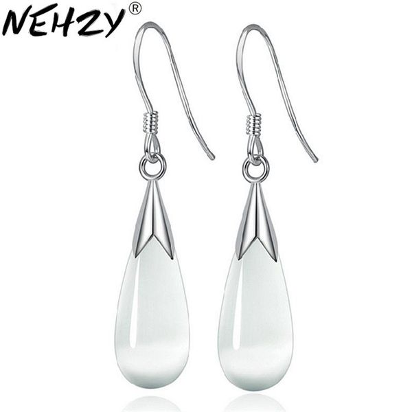 

dangle & chandelier 925 sterling silver long section of female models opal drop earrings cute fashion wild super flash vintage jewelry