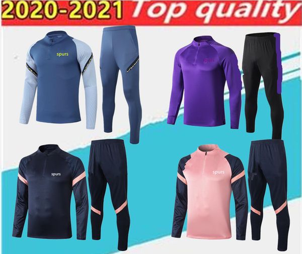 

2020/2021 spurs soccer training suit 20/21 lucas kane tracksuit son eriksen football jogging chandal futboll, Black
