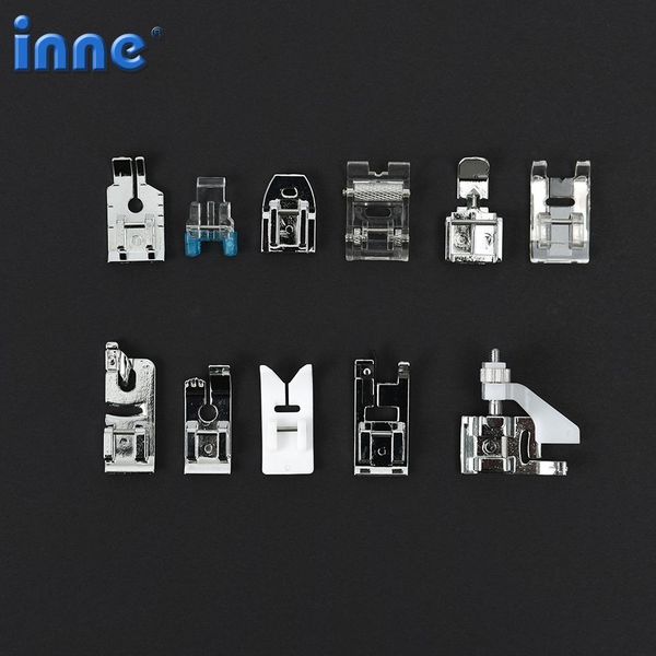 

32 52 62 72 швейные машины прижимная лапка пресс ножки для bbyxhs brother singer kit плетение подшивочных оверлок zipper линейка частей