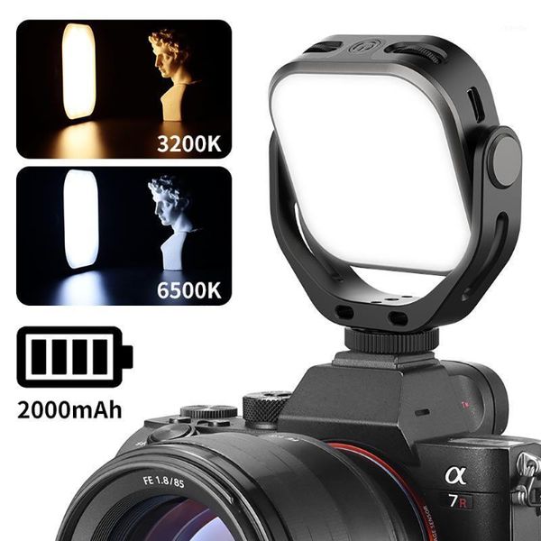 

flash heads for vijim vl 66 dual color temperature fill light led video dslr camera pography studio 360-degree rotating1