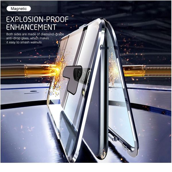 

360 magnetic adsorption metal case for xiaomi redmi note 10 9s 8 8t 7 pro lite 9a k20 mi 1 jllvkq