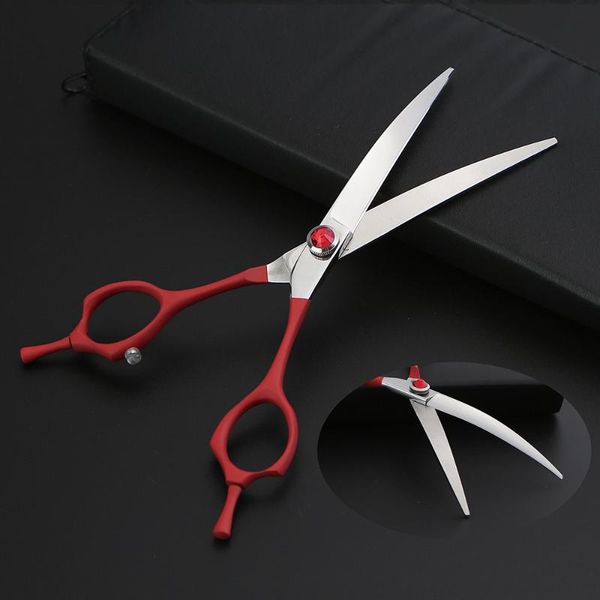 

hair scissors 440c cat dog grooming 6" 7" 8" animal up curved shears professional pet cutting trimmer supply