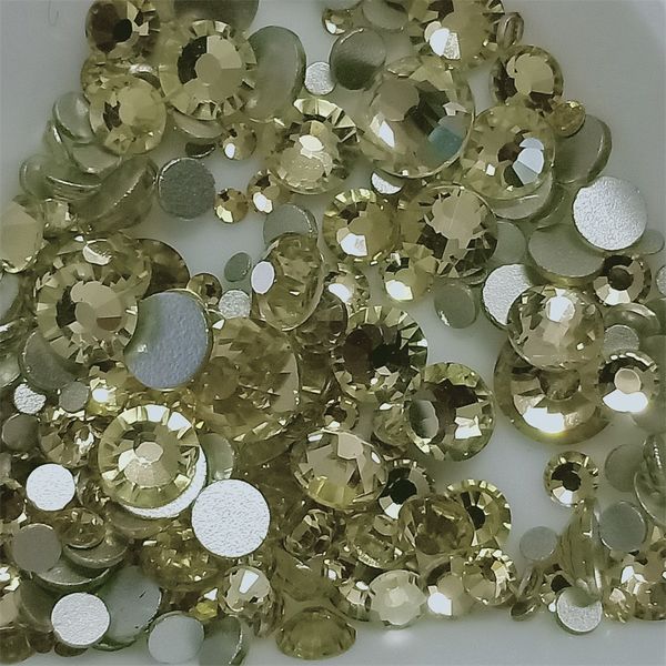 

jonquil all size flatback glass crystal non ix strass nail glue fabric garment rhinestone nail art decorations