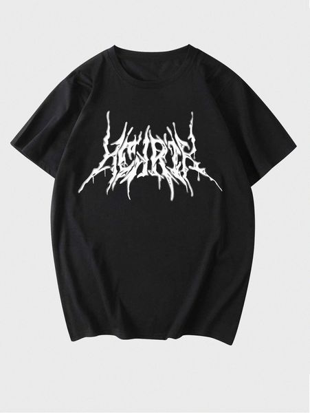 

men letter graphic tee k5yb#, White;black