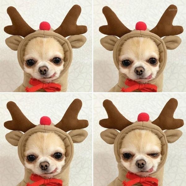 

dog apparel autumn and winter pet clothes cute plus velvet sweatshirt christmas polyester warm hooded jacket medium small cats dogs1