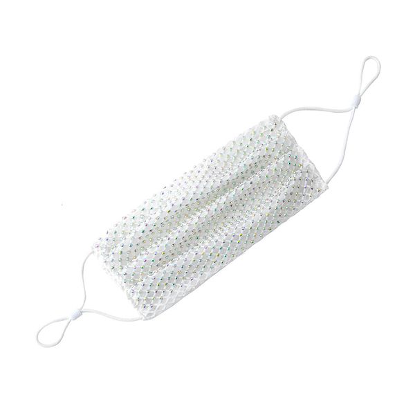 

ladies 15 colors grid crystal diamond designer mask fashion dust-proof anti-fog breathable washable reusable fcnwyms
