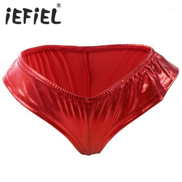 

fashion women's low rise underwear panties ladies briefs thong female g string lingerie patent leather underwear intimates1, Black;white