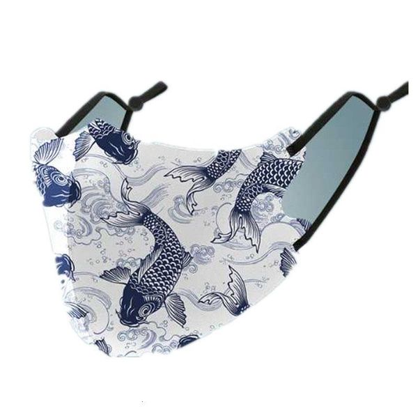 

3d halloween designer us ice silk face stock mask breathable mouth cover anti-dust pollution protect masks flo