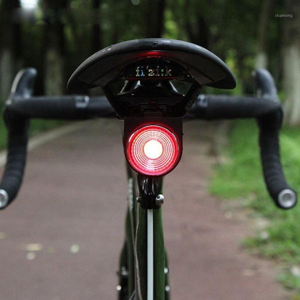 

bike lights smart horn electric bell waterproof cycling equipment a8 bicycle tail light warning usb charging wireless remote control1
