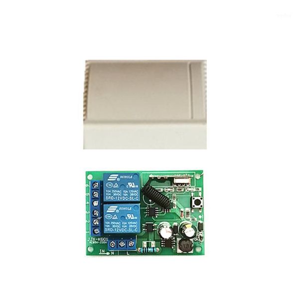 

remote controlers 433 mhz universal wireless control switch ac 85v ~ 250v 110v 220v 2ch relay receiver module and rf 433mhz controls1