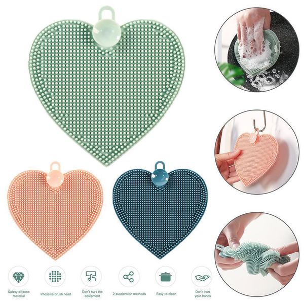 

multifunctional non stick sile dish washing brush kitchen durable artifact magic sponge brush for pot pan dish bowl h sqcizy