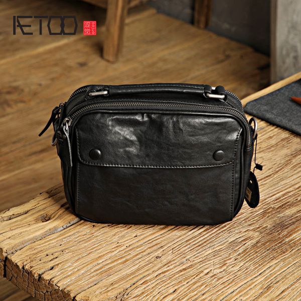 

hbp aetoo simple men's leather messenger bag