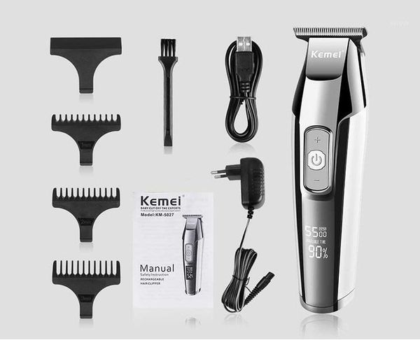 

hair clippers km-5027 rechargeable clipper professional trimmer men electric shaver cutter cutting machine haircut 110v-240v1