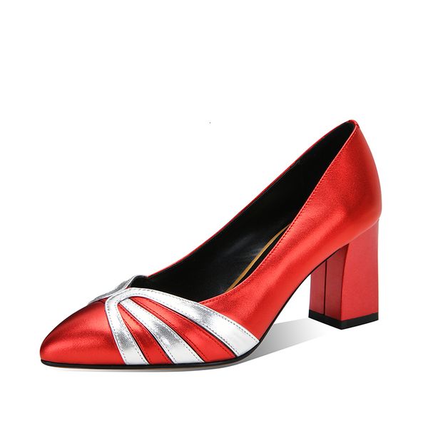 

fashionable 2021 new women's genuine toe high heels to woman party wedding shoes 1 jpar, Black