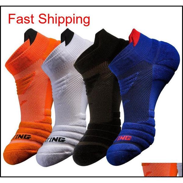 

performance running socks men basketball breathable anti slip sport running cycling walking outdoor sock cotton athletic no sweat sock 5wqr, Black