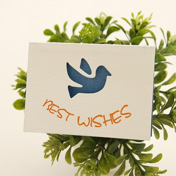 

new creative message giveaway han flow greeting card new year holiday card birthday lover invitation customization1