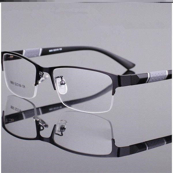 

radiation degree eye flat light anti blue goggles business half frame myopia glasses man